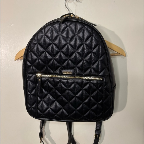 Luca Ferri Black Quilted Backpack - Picture 1 of 3